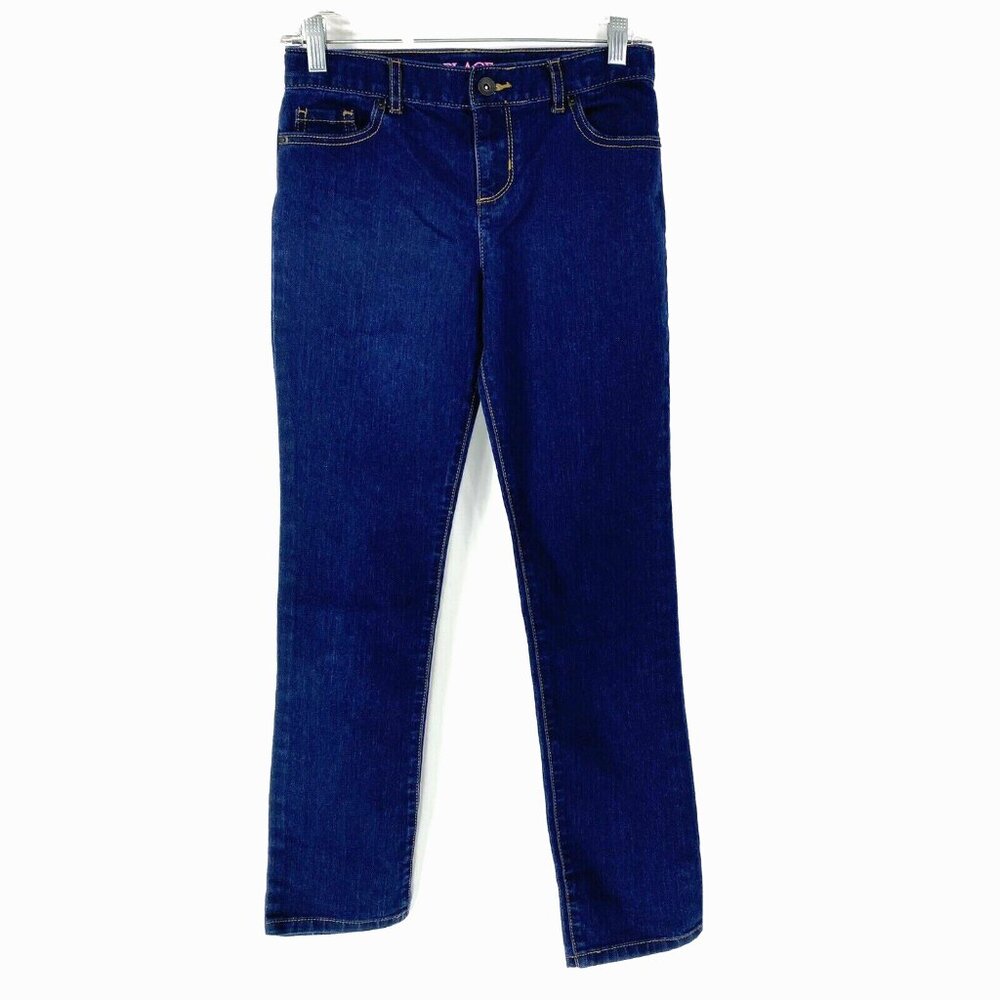 Childrens Place 12 Jeans Skinny Dark Wash Waist Adjusters Cotton Stretch Denim